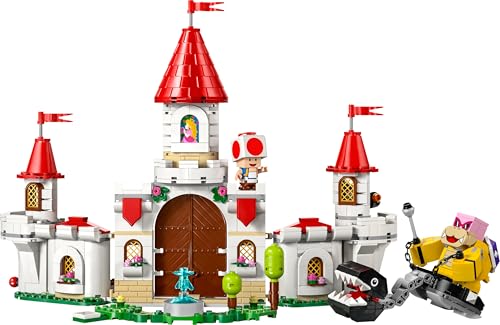 Super Mario Battaglia con Roy al Castello di Peach Giocattolo con Personaggi Nintendo, Torre e Catapulta, Giochi d'Avventura per Bambini e Bambine da 7 Anni, Idea Regalo di Compleanno 71435 - Lego - Immagine 10