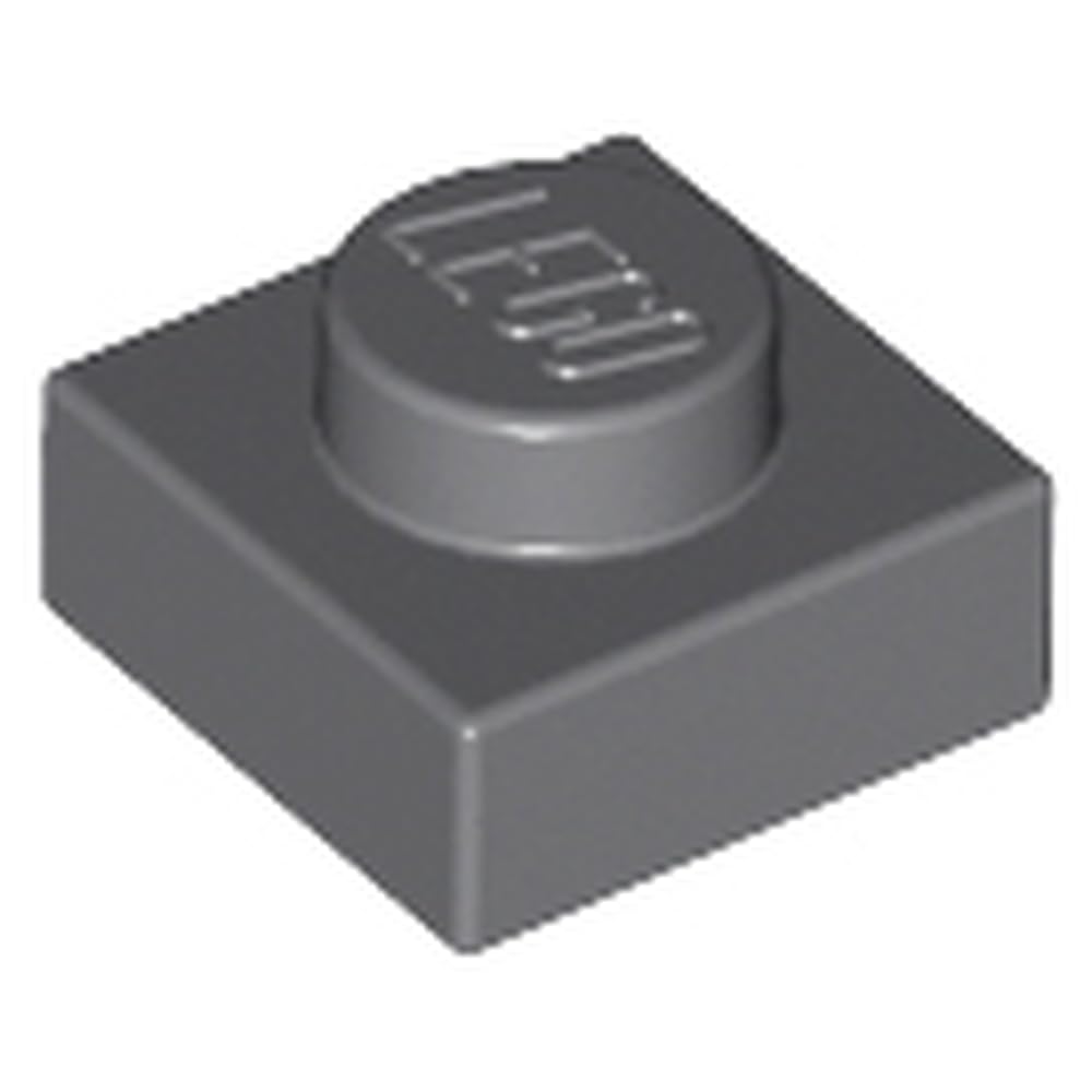 LEGO Brick Plate 1 x 1, Part 3024, Part 3024, Choose Your Colour (Dark Bluish Gray, 50, count)