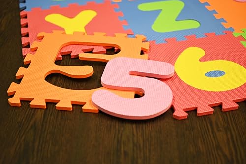 Knorrtoys 21004 - Puzzlematte 86-tlg. – Spielmatte Kinderspielteppich Spielteppich Schaumstoffmatte Matte bunt