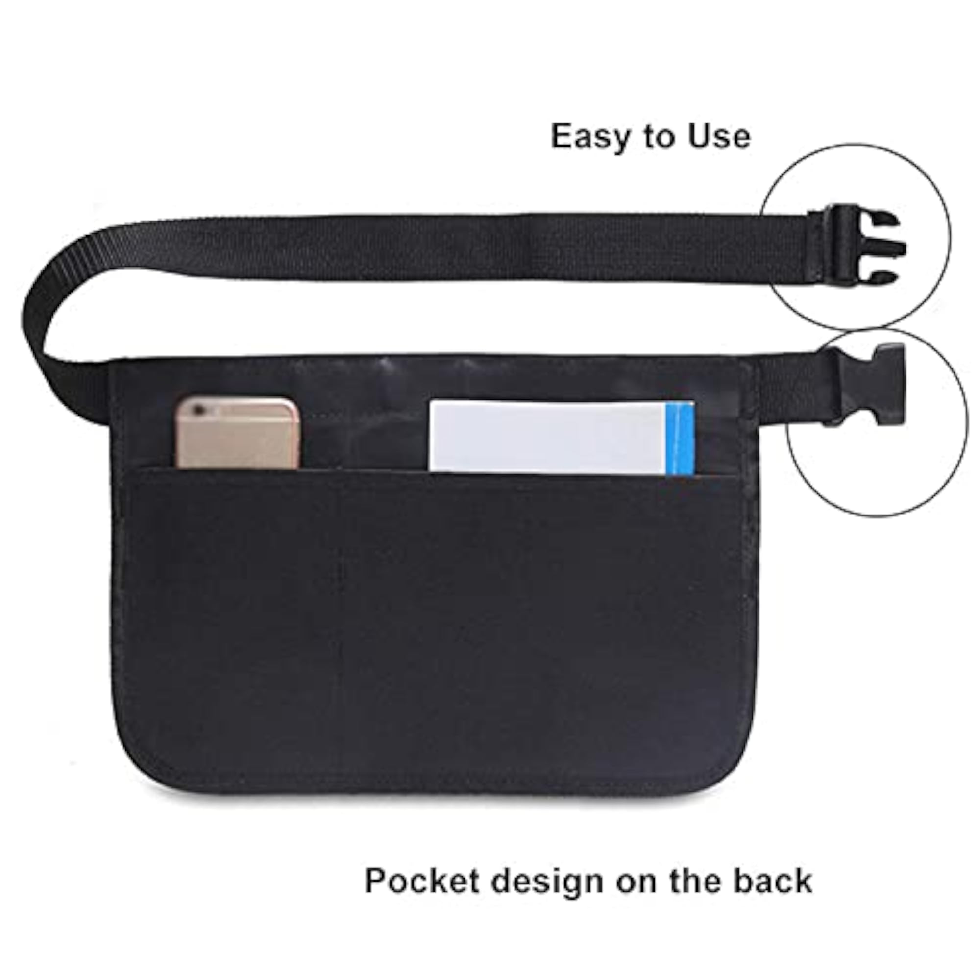 Multifunctional Waterproof Waist Bag with Detachable Belt