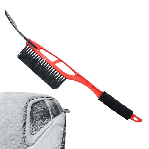 Rascador de nieve para coche, pala de descongelación para parabrisas, raspador de hielo ergonómico para invierno, piso, ventana, entrada, patio, balcón, cocina, camping al aire libre, viaje
