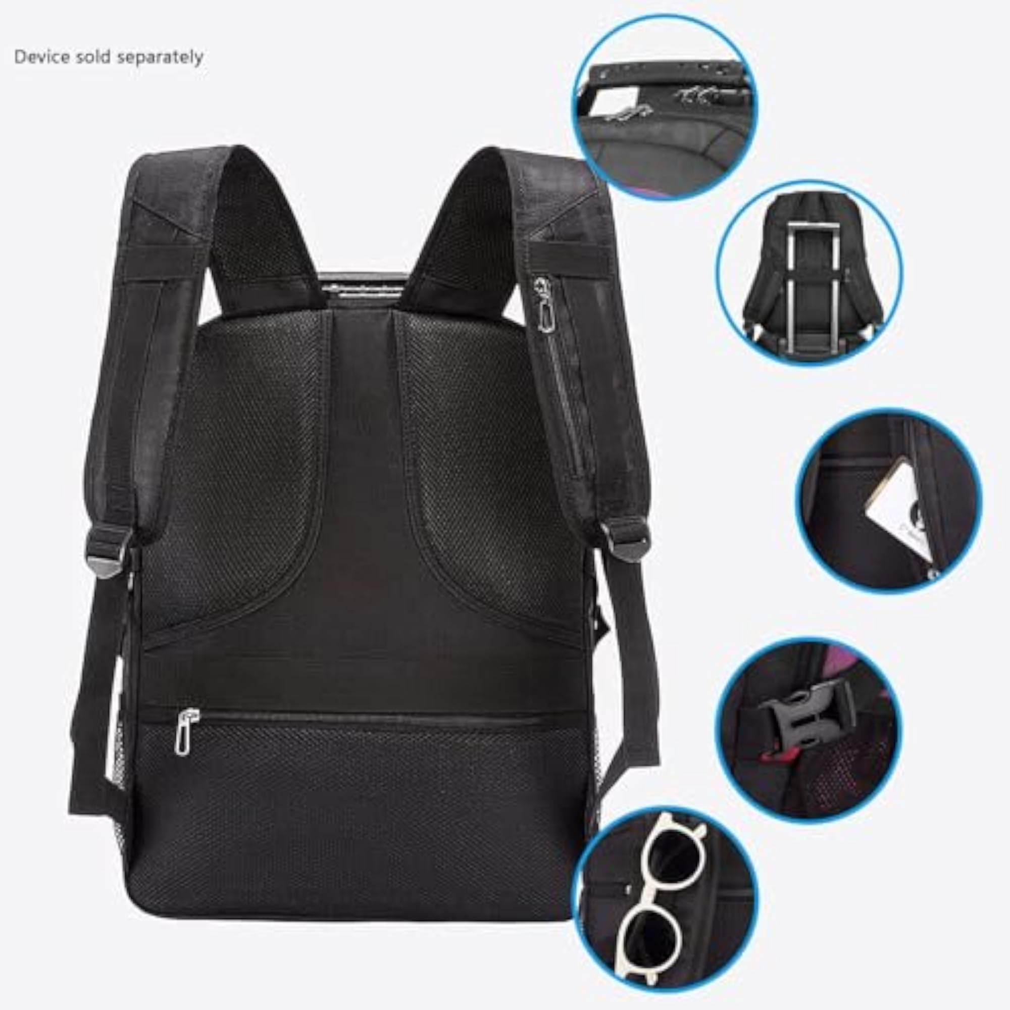 All-in-One Backpack with Anti-Theft Lock for Laptops up to 17.3"