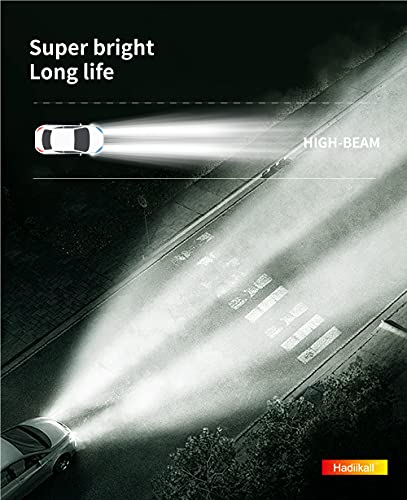 Hadiikall H7 Halogen Headlight Bulbs, 2 Pcs High Beam Low Beam And Fog Replacement Bulb, 12V 55W High Performance Bulbs With Brighter Light #TOP4