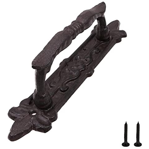 ZONADAH Retro Cast Iron Door Handle Set Cover