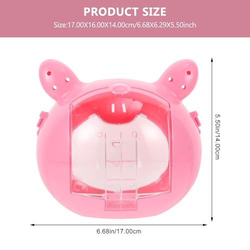 Cage à écureuils et hamster portable rose Cabilock pour voyage