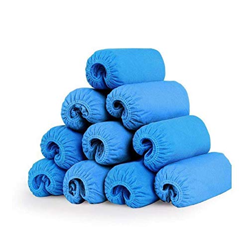 SGODDE 100 Piezas Cubrezapatos Desechables Impermeables, cubrezapatos desechables tela, cubre pies desechable...