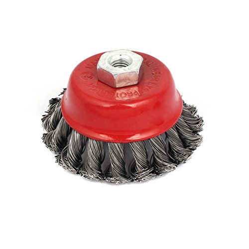 Aexit 3 Inches Diameter Knotted Cup Brush Wire Wheel Polishing Buffing Tool (0dae7315d7de681f0d4f2ca95d6bd2ab)