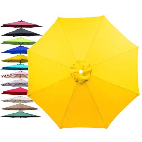 Cubierta de sombrilla desplazada con acabado textil de alta durabilidad