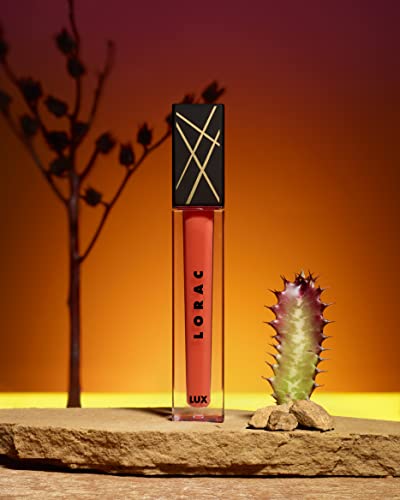 Lorac Lux Diamond Lip Gloss | Genuine Diamond Dust | Non-Sticky | Heatwave Orange #TOP7