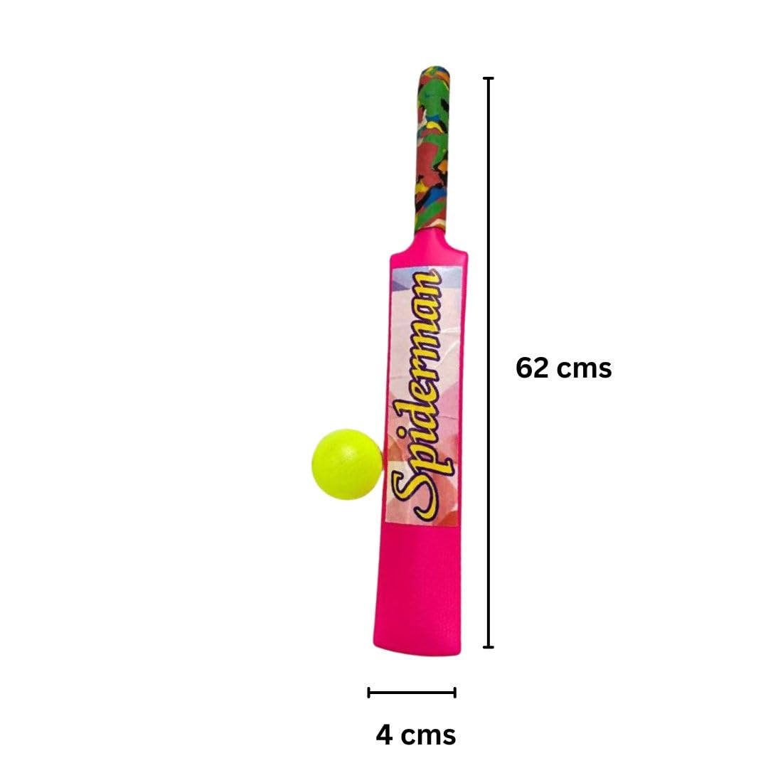 prapti Mart 2 Bat Combo Plastic bat with Balls Toys for Kids Boys and Girls Age 5 Years and Above - Image 3 thumbnail