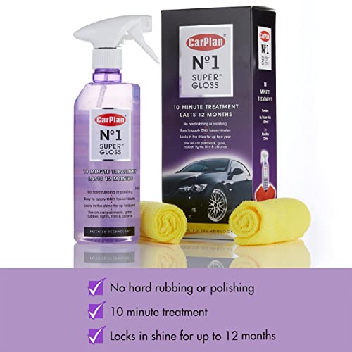 CarPlan Kit de Cera Pulidora Super Gloss 621 ml miniatura 3