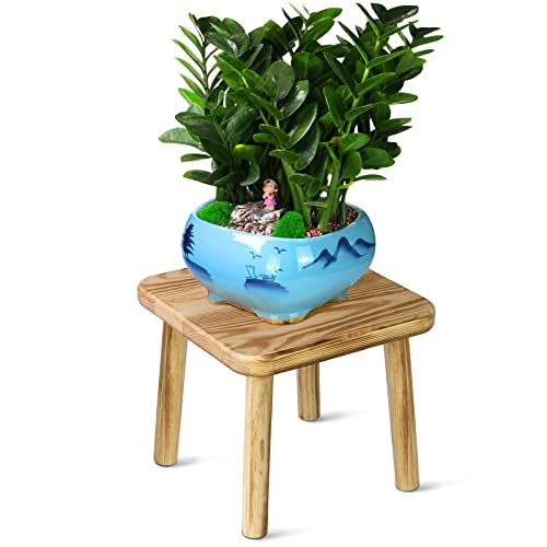 Blumenständer Holz Kreativer Blumenhocker für Hoher Pflanzenhalter...