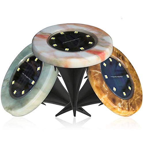 Outdoor Garden Decoration Lawn Lamp Pathway Solar Powered Light，Waterproof Courtyard Pond Pool Decor，Solar Ground Light，3pcs,led Solar Ground Light