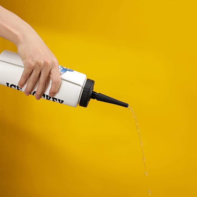 Squeeze Water Bottles 34 oz Hockey Lacrosse Football Boxing W/Sport Helmet w/Long Straw Cycling Gym - Image 3