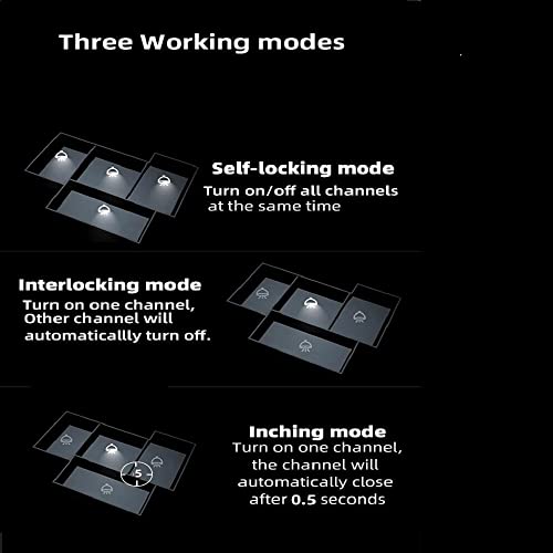 MHCOZY 4 Channel USB 5V AC 85-250V Smart WiFi Wireless Dry Contact Relay Switch Module,Tuya Smart Life app Remote Control,Work with Alexa Google Home - Image 4