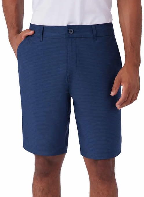 Hang Ten Men's Everyday 20" Hybrid Short, Blue, 32 (Waist)
