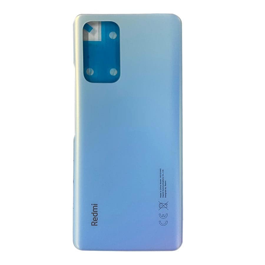 REOTEL Back Door Body Panel Back Panel for Xiaomi Mi Redmi Note 10 Pro/Redmi Note 10 Pro Max - Glacial Blue (Glossy)