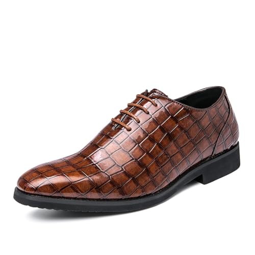 Chaussures habillées homme Oxfords confortables pour costume de mariage chic