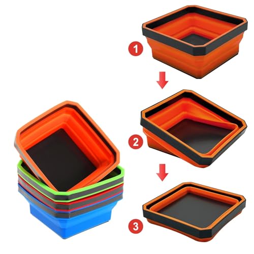 Bandeja de piezas pequeñas con diseño plegable para optimizar espacio de trabajo 6