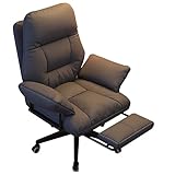 MBNKMEBU Stuhl mit Rollen Boss Lift Stuhl Studentenstuhl Metallsessel für Schlafzimmer Wohnzimmer,Ohrensessel Modern Gaming Stuhl Hoher Rückenlehne Gaming Sessel für Erwachsene (Color : Gray B)