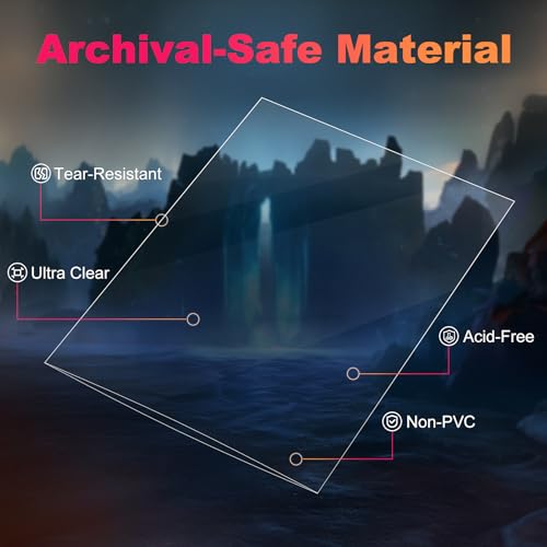 Image of 5000 Pack Card Sleeves Clear, Perfect Fit Inner Sleeves Ideal for Double-sleeving, Trading Card Sleeve Compatible with MTG, PKM, TCG and Gaming Cards (60 Microns)