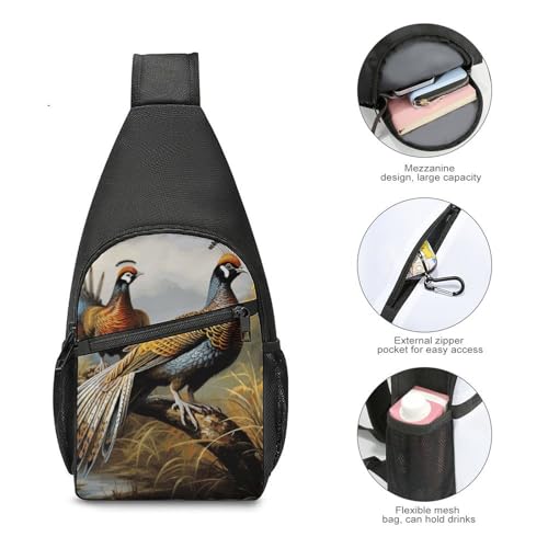 Mochila cruzada ligera para senderismo y viaje miniatura 5