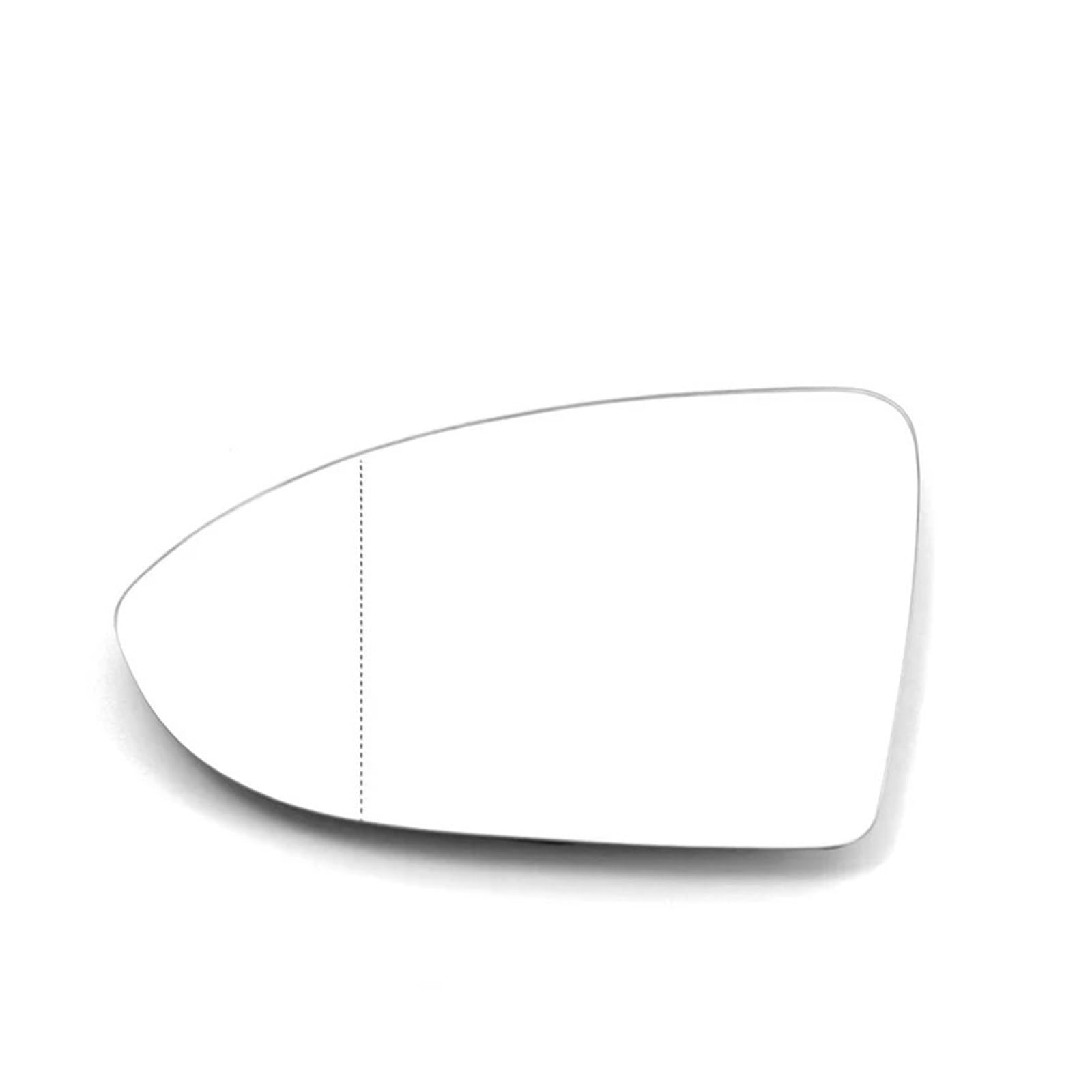 Rétroviseur Extérieur Verre Miroir Chauffant Côté Gauche Droit Lentille LH RH Remplacement Pour Golf 7 MK7 / MK7.5 Pour GTI 12–21 Pour Touran 5T(1pc Left)