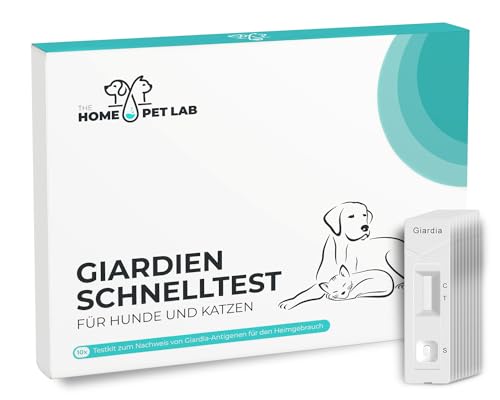 The Home Pet Lab 10 x Giardien Schnelltest Hund & Katze -...