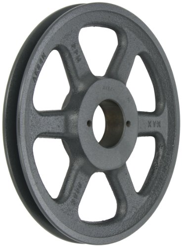 Browning AK84H Bushed Classical Gripbelt Sheave, 4L or A, 3L Belt, 1 Groove, Uses H Bushing