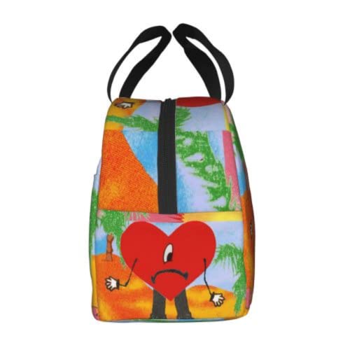 Teslawi Unisex Lunch Bags Portable Insulated Cartoon Lunch Bag For Multifunctional Zipper Tote Bag For Office Work Picnic School (Color1,One Size) #TOP3