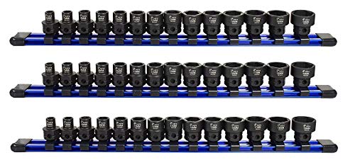 Astro Pneumatic Tool 78314 Metric 3/8 Drive Low Profile Nano Impact Sockets (14 Piece) (3 Pack)