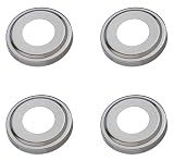 4) Swimline 87904 Replacement Ladder Stainless Steel Escutcheon Plates In-Ground