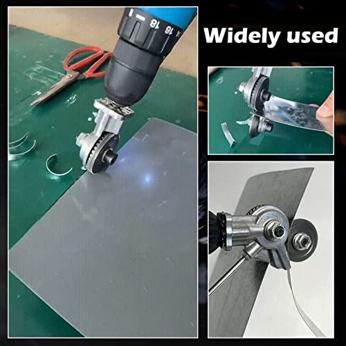 image for THE KENKYO Metal Nibbler Drill Attachment, Electric Drill Shears, Elec