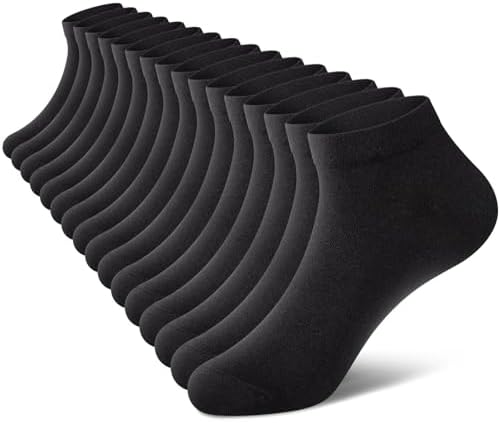 wernies No Show Socks Men, Low Cut Ankle Short Casual Non Slip Socks