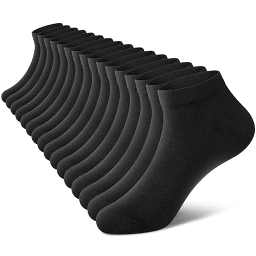 wernies No Show Men Socks, Low Cut Ankle Sock, Men Short Socks Casual Cotton Socks Size 6-10