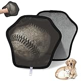 Joli gant d'épilation pour animaux de compagnie fabriqué en tissu polyester, léger, durable et ne se décolore pas.