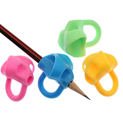 Adaptador de Lápis para Correção de Escrita (Kit 3 peças cores aleatorias)