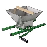 Trichter aus Edelstahl Schneidwerk aus Aluminium Druckguss Grundrahmen aus pulverbeschichtetem Vierkant Stahlrohr