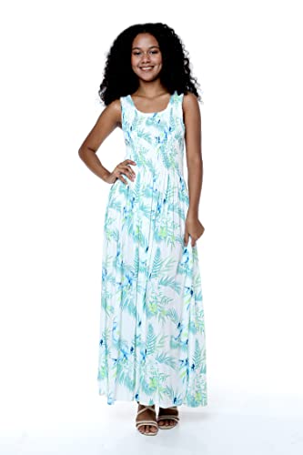 Image of Hawaii Hangover Family Matching Hawaiian Clothes, Orchid Breeze White | Family matching Hawaiian outfits, Orchid Breeze White, lightweight rayon, machine washable, tropical floral print, luaus