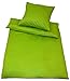 Kinzler Bettwäsche, Baumwolle, grün, 80x80 + 155x200 cm 80x80 cm günstig Kaufen-Kinzler Bettwäsche, Baumwolle, grün, 80x80 + 155x200 cm