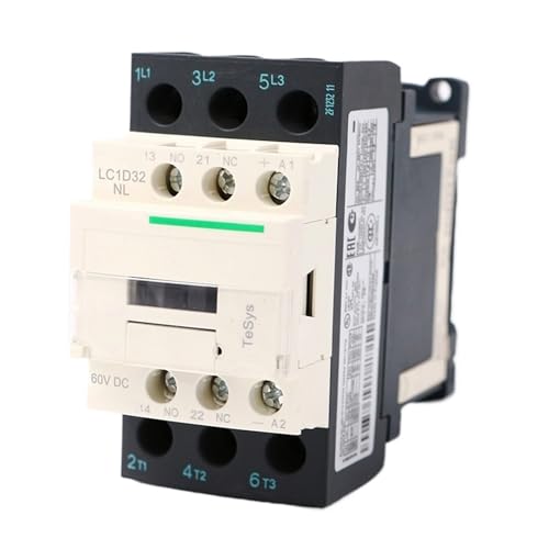 Contacteur LC1D32NL TeSys CC 32A 60V 3 NO pour armoire électrique