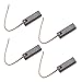 4 cepillos de carbón para motor eléctrico de 5 x 5 x 16 mm con alambre de cobre 12 – 24 V para bomba de vehículo, limpiaparabrisas y ventilador