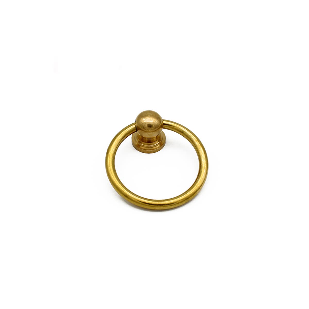 Cabinet Door Knob Dia. 27mm Round Ring Furniture Drawer Handle Mushroom Kitchen Cupboard Pull Copper