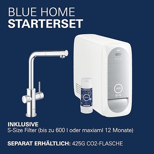 GROHE Blue Home Küchenarmatur mit Sprudel-, Kühl- und Filterfunktion
