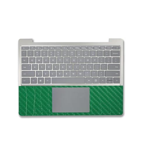 Image of MightySkins Carbon Fiber Skin Compatible with Microsoft Surface Laptop Go 3 (2023) Full Wrap Kit - Alligator | Protective, Durable Textured Carbon Fiber Finish | Made in The USA