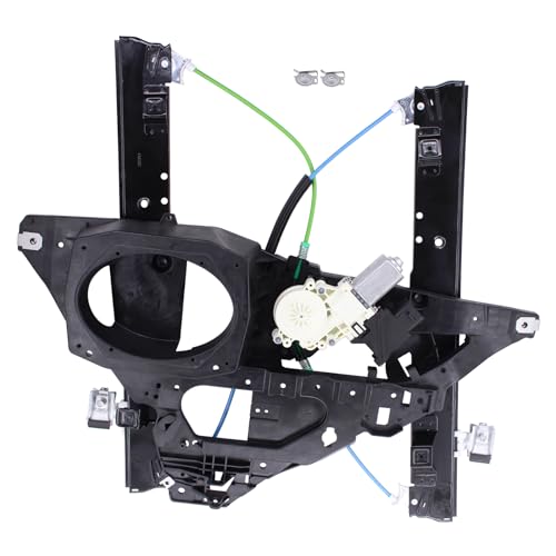 NewYall Front Left Power Window Regulator 8-Pin Motor with Anti-Pinch