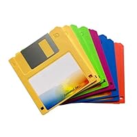 Kinetxiaxia 3,5 Zoll Floppy Disketten - 10er Pack (Mehrfarbig, 1,44 MB, Discontinuado)