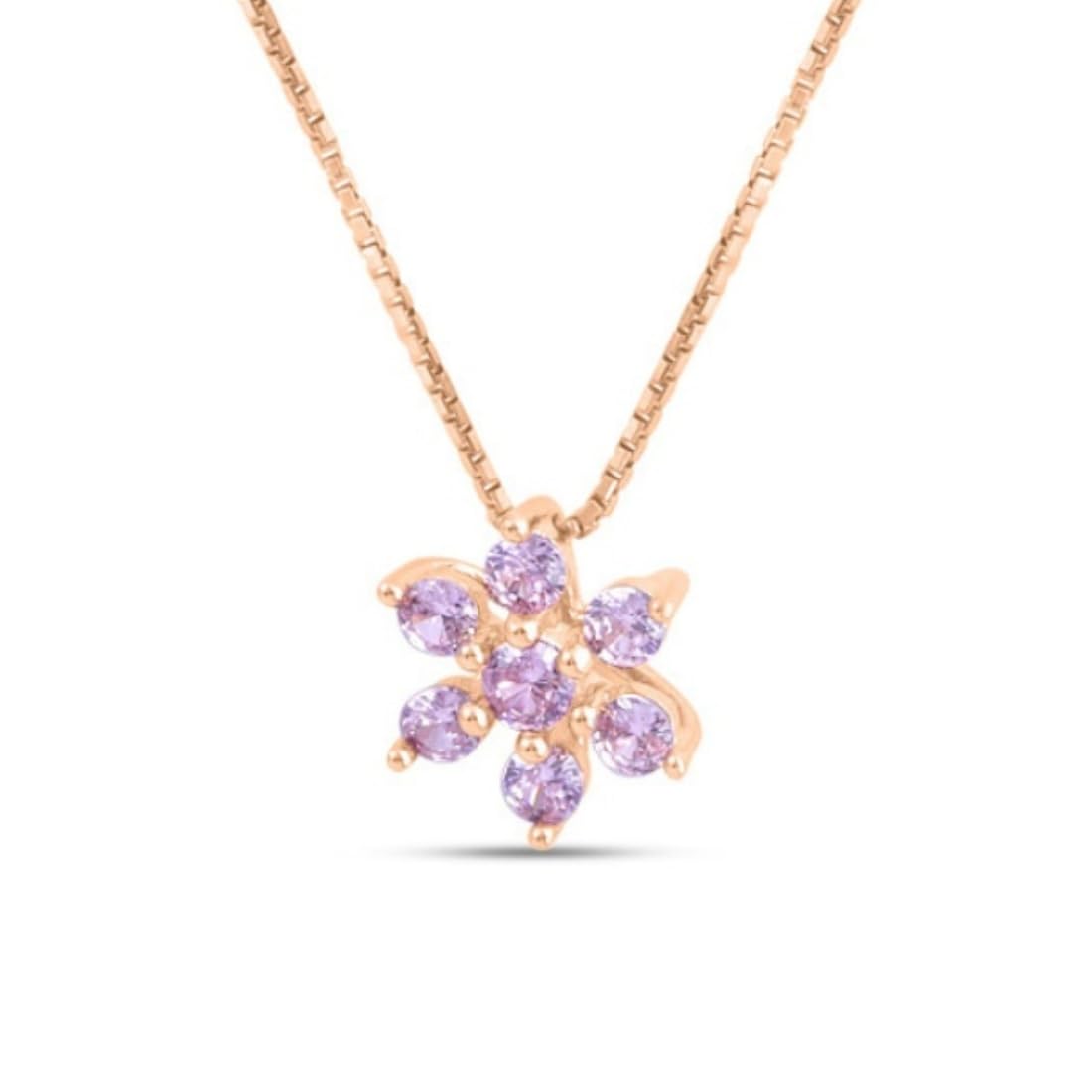 zavya 925 Sterling Silver Floral Rose Gold Plated Pendants | Gifts For Women And Girls | With Certificate of Authenticity and 925 Hallmark-picture-20