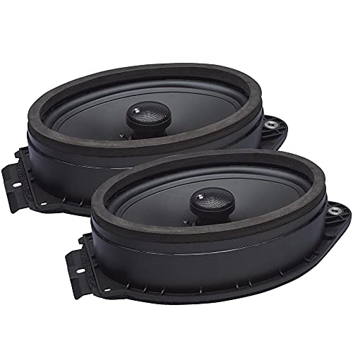 PowerBass OE692-GM - 6 x 9 Direct Fit - Compatible with GMC OEM Coaxial Speakers / 80Wmrs - 160Wmax - Pair