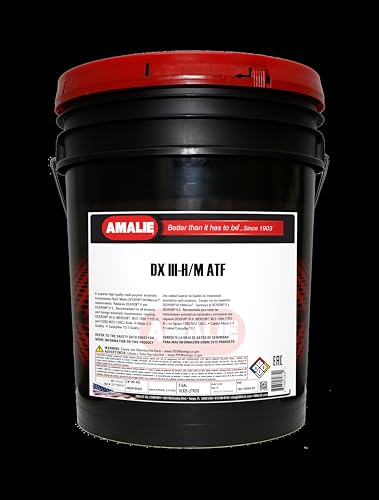 AMALIE DX-III H/M Automatic Transmission Fluid (160-72834-25) 5 Gallon Pail | Made in USA